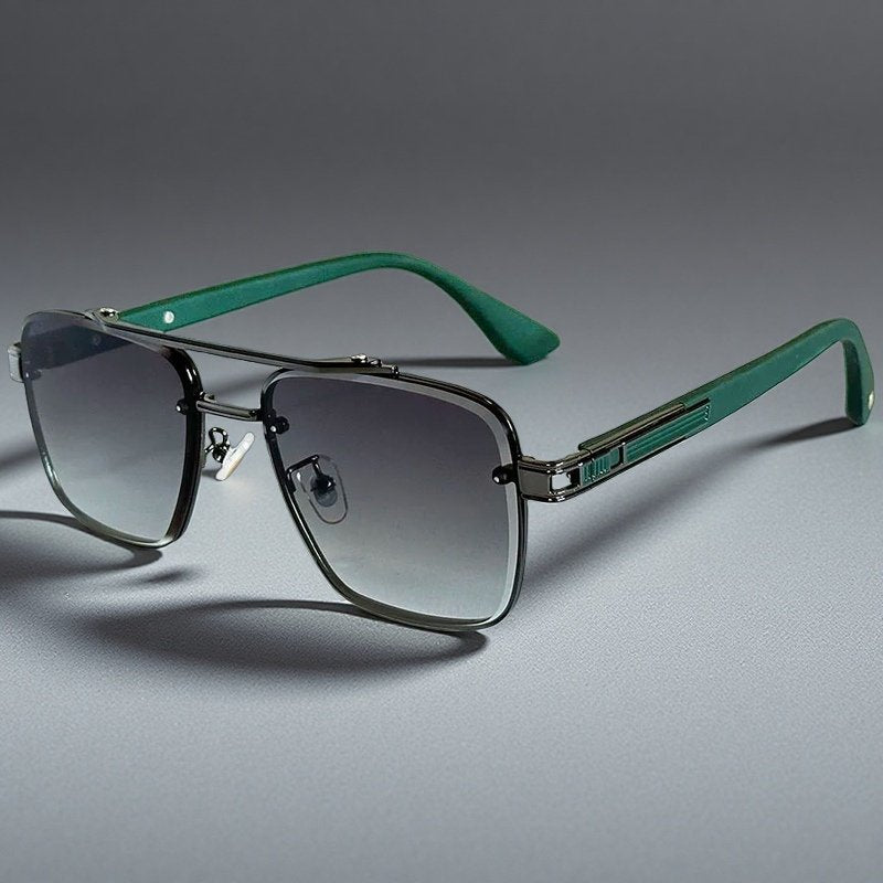 Layla | Sunglasses Aviator Square UV400 Gradient Alloy Frame