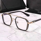Mason | Sunglasses Clear Lens Square Frame Blue Light Blocking