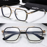 Mason | Sunglasses Clear Lens Square Frame Blue Light Blocking