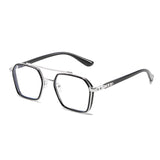 Mason | Sunglasses Clear Lens Square Frame Blue Light Blocking