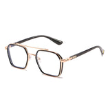 Mason | Sunglasses Clear Lens Square Frame Blue Light Blocking