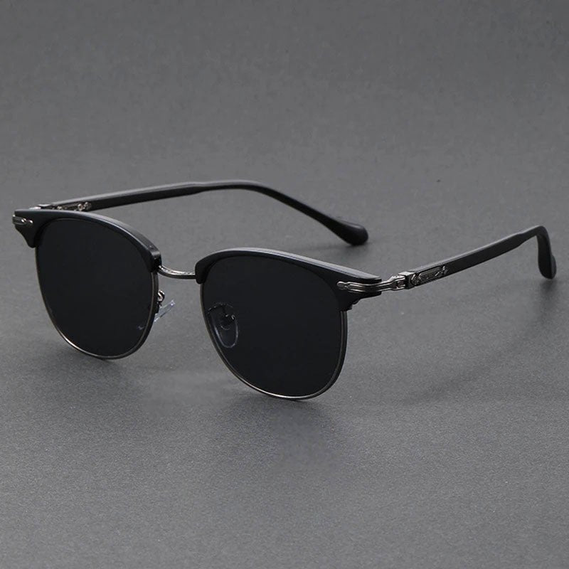 Alexander | Sunglasses Clubmaster Half-Frame Metal UV400 Protection