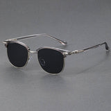 Alexander | Sunglasses Clubmaster Half-Frame Metal UV400 Protection