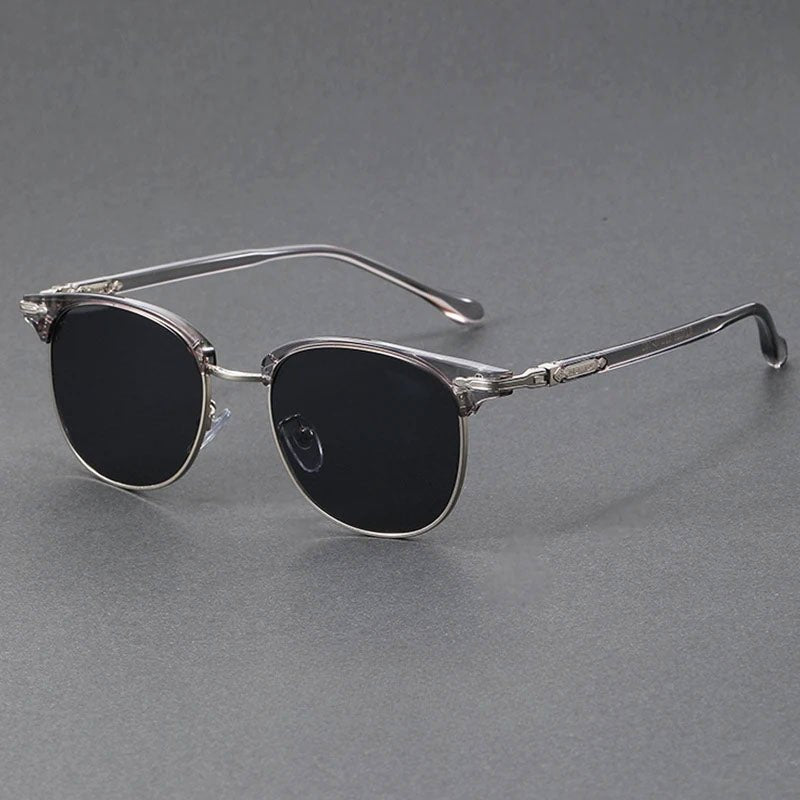 Alexander | Sunglasses Clubmaster Half-Frame Metal UV400 Protection