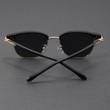 Alexander | Sunglasses Clubmaster Half-Frame Metal UV400 Protection