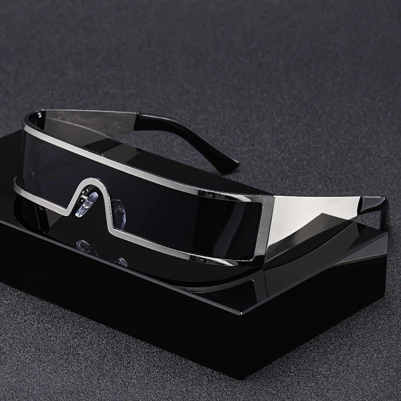 Sebastian | Sunglasses Futuristic Wraparound Visor Cyberpunk Style
