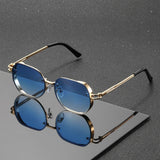 Layla | Sunglasses Gradient Lens Alloy Frame Rimless Unisex