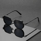 Layla | Sunglasses Gradient Lens Alloy Frame Rimless Unisex