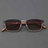 Luna | Sunglasses Half-Frame Polarized UV400 Browline Classic