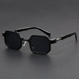 Sebastian | Sunglasses Hexagon Angular Frame UV400 Protection Lightweight
