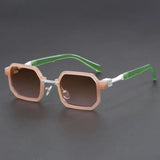 Sebastian | Sunglasses Hexagon Angular Frame UV400 Protection Lightweight