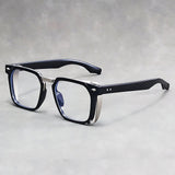 Elijah | Sunglasses Men's Square Frame UV Protection Crystal Clear