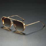 William | Sunglasses Metal Frame Aviator Style Gradient Lens