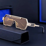 Grace | Sunglasses Metal Square Frame Steampunk Style UV Protection