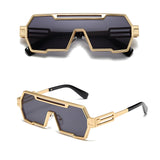 Grace | Sunglasses Metal Square Frame Steampunk Style UV Protection