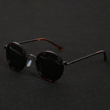 Grace | Sunglasses Polarized Round Frame Gold Metal Temples