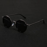Grace | Sunglasses Polarized Round Frame Gold Metal Temples