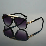 Nathan | Sunglasses Retro Aviator Style Double Bridge UV400
