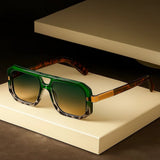 Ethan | Sunglasses Retro Aviator UV400 Gold Accent Gradient