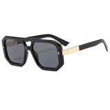 Ethan | Sunglasses Retro Aviator UV400 Gold Accent Gradient