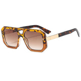 Ethan | Sunglasses Retro Aviator UV400 Gold Accent Gradient