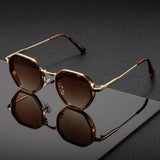 Mia | Sunglasses Retro Round Metal Frame Gradient Lenses