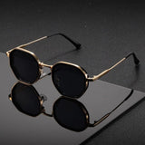 Mia | Sunglasses Retro Round Metal Frame Gradient Lenses