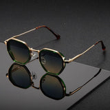 Mia | Sunglasses Retro Round Metal Frame Gradient Lenses