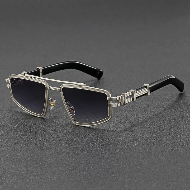 William | Sunglasses Retro Square Frame UV400 Protection Men