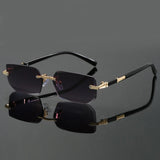 Alexander | Sunglasses Rimless Cut Edge UV400 Protection Lightweight