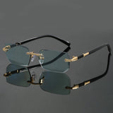 Alexander | Sunglasses Rimless Cut Edge UV400 Protection Lightweight