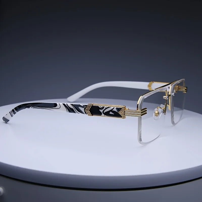 Grace | Sunglasses Rimless Gradient Lenses Gold Frame UV Protection