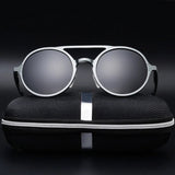 Ethan | Sunglasses Round Frame Aluminum Polarized UV400 Protection