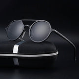 Ethan | Sunglasses Round Frame Aluminum Polarized UV400 Protection