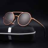 Ethan | Sunglasses Round Frame Aluminum Polarized UV400 Protection