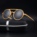 Ethan | Sunglasses Round Frame Aluminum Polarized UV400 Protection