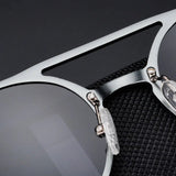 Ethan | Sunglasses Round Frame Aluminum Polarized UV400 Protection