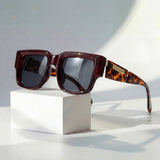 Sebastian | Sunglasses Square Frame UV400 Protection Tortoiseshell