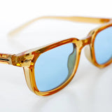 Chloe | Sunglasses Tortoiseshell Frame Blue Mirrored Lens UV Protection