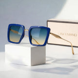 Evelyn | Sunglasses Women Square Frame Gradient Lens UV400