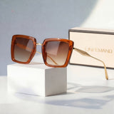 Evelyn | Sunglasses Women Square Frame Gradient Lens UV400