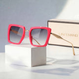 Evelyn | Sunglasses Women Square Frame Gradient Lens UV400