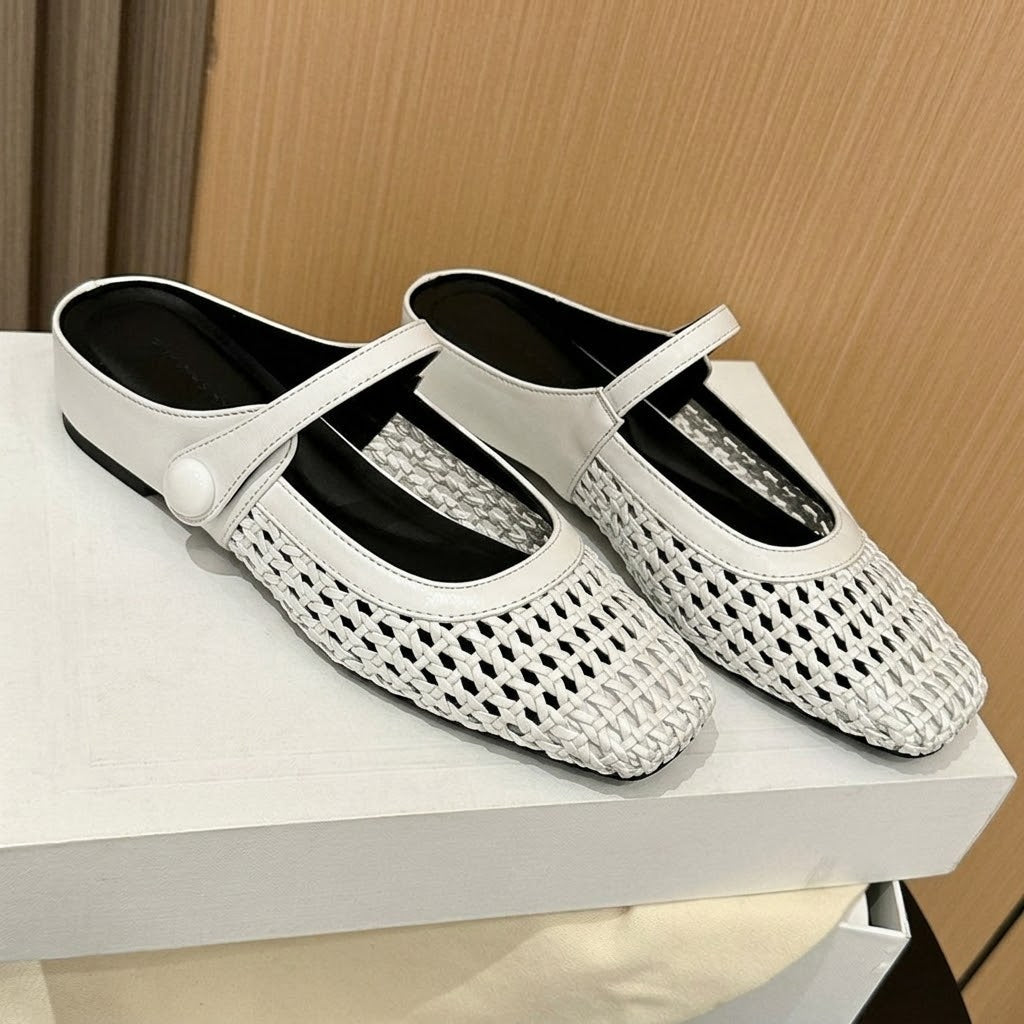 Bella | Mary-Jane Backless Mules