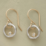Elaria™ | Vintage Gold & Silver Zirconia Earrings